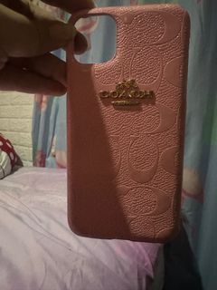 Case iphone 11 pro max coach pink