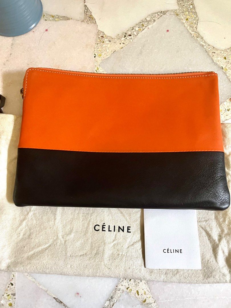 Celine bicolor clutch outlet