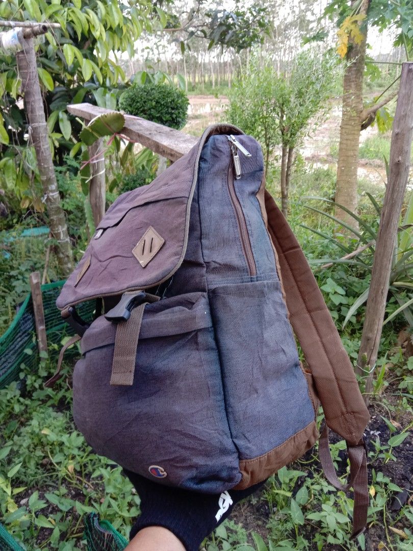 Champion outlet leather backpack