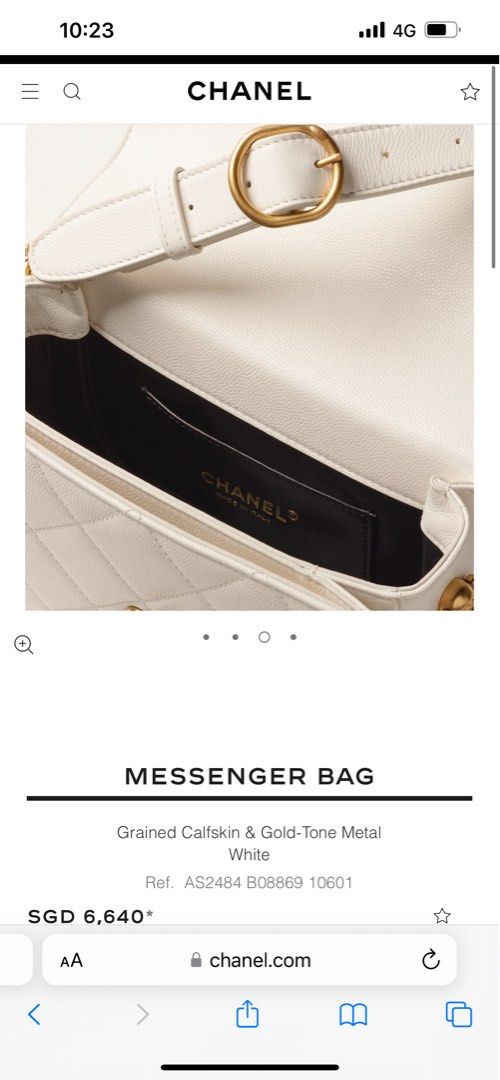 Gold messenger bag sale
