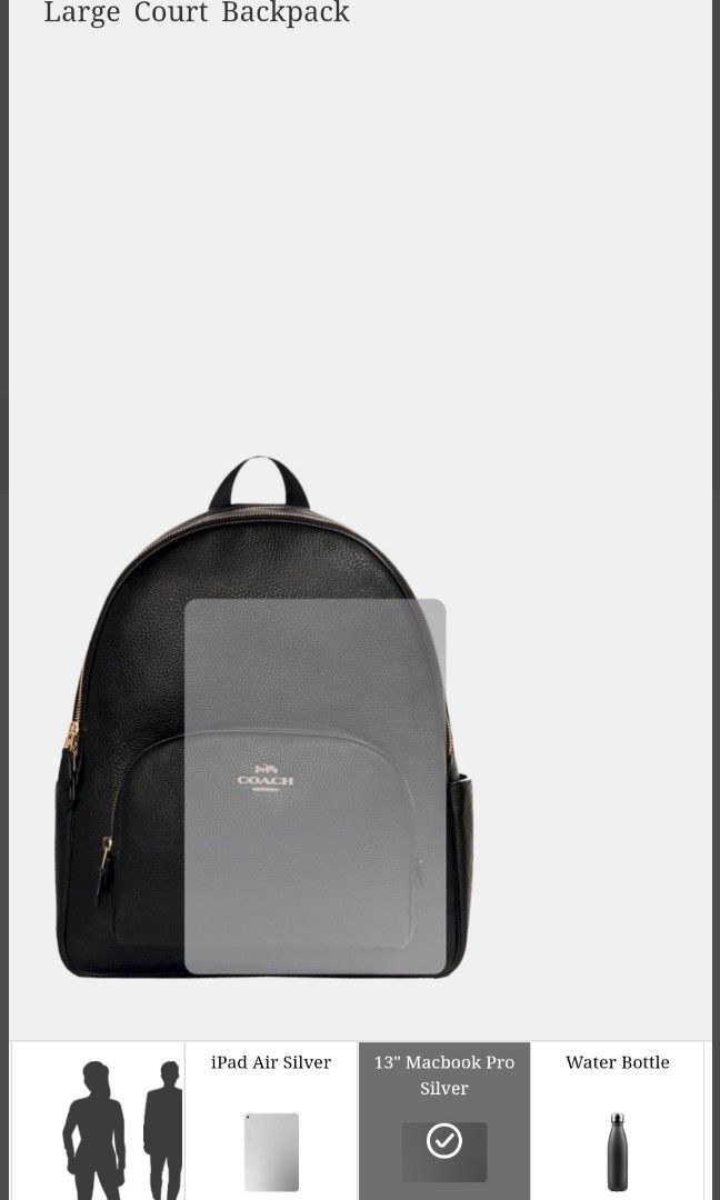 Coach Large Court Backpack Women s Fashion Bags Wallets Backpacks