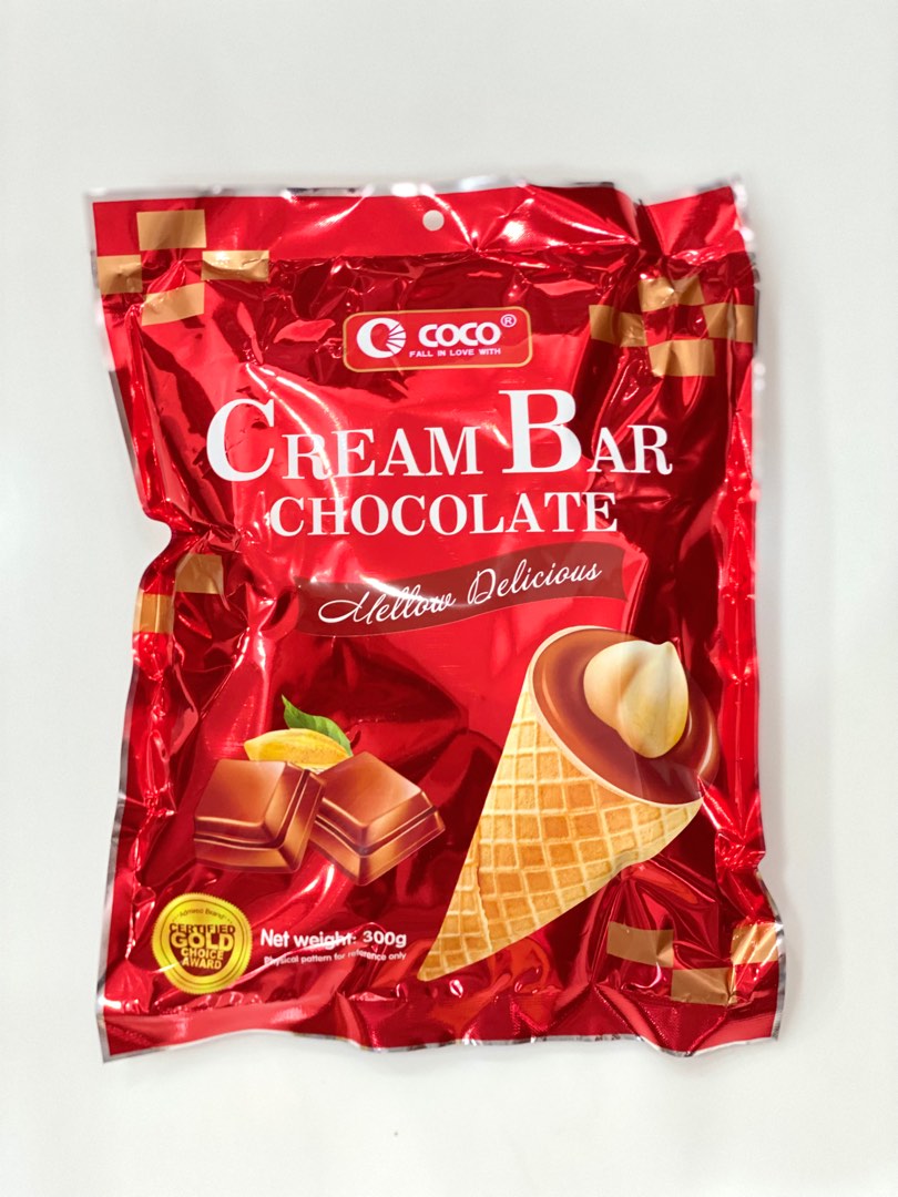 COCO Cream Bar Chocolate, Food & Drinks, Packaged & Instant Food on