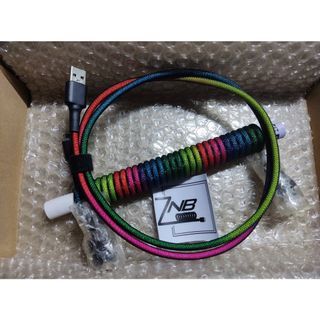 Coiled Cable for Mechanical Keyboard Custom Coiled Cable Wire USB Type C