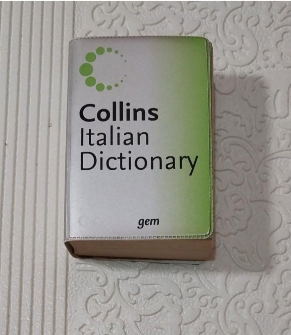 Collins Italian Dictionary (Category: Textbooks) located in Borongan. Submitted by murabooks (Listing ID 1190380524, Image 1). Description: checkout and cod available. If it's posted, it's available. For questions, please don't hesitate to ask. Happy reading!!!.