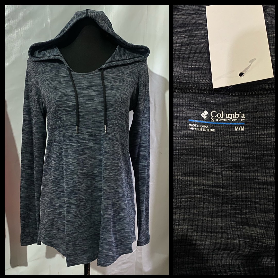 Short De Sport Femme Columbia - Taille M, Motif Carrelé Saumon Et Sauge - Occasion Très Bon état