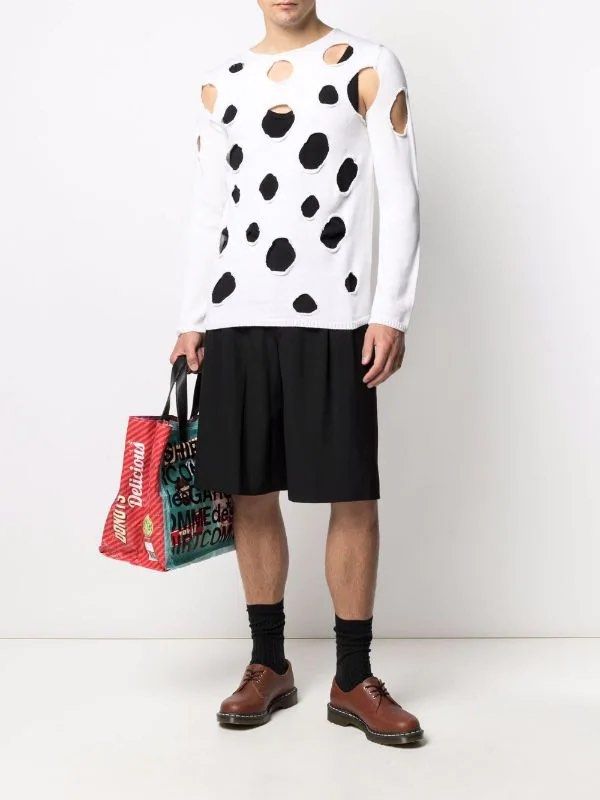Cdg on sale black sweater