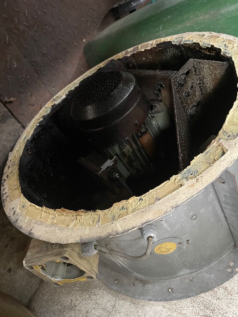 Commercial kitchen exhaust hood motor fan, TV & Home Appliances, Kitchen Appliances, Hobs