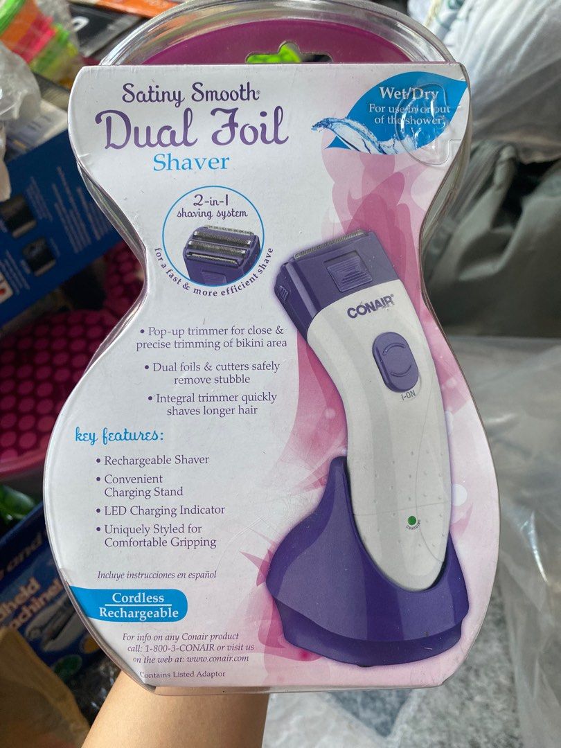 Conair Dual Foil Shaver, Beauty & Personal Care, Sanitary Hygiene on