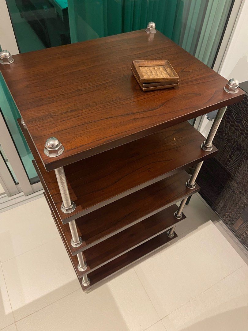 Custom Audiophile Rack Teakwood, Furniture & Home Living, Furniture