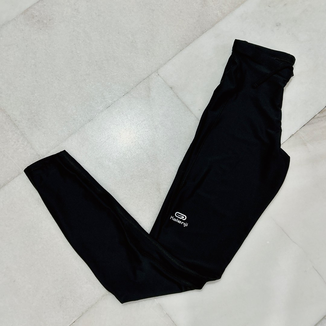 Decathalon Kalenji Womens Basic Running Black Tights, Women's Fashion,  Activewear on Carousell