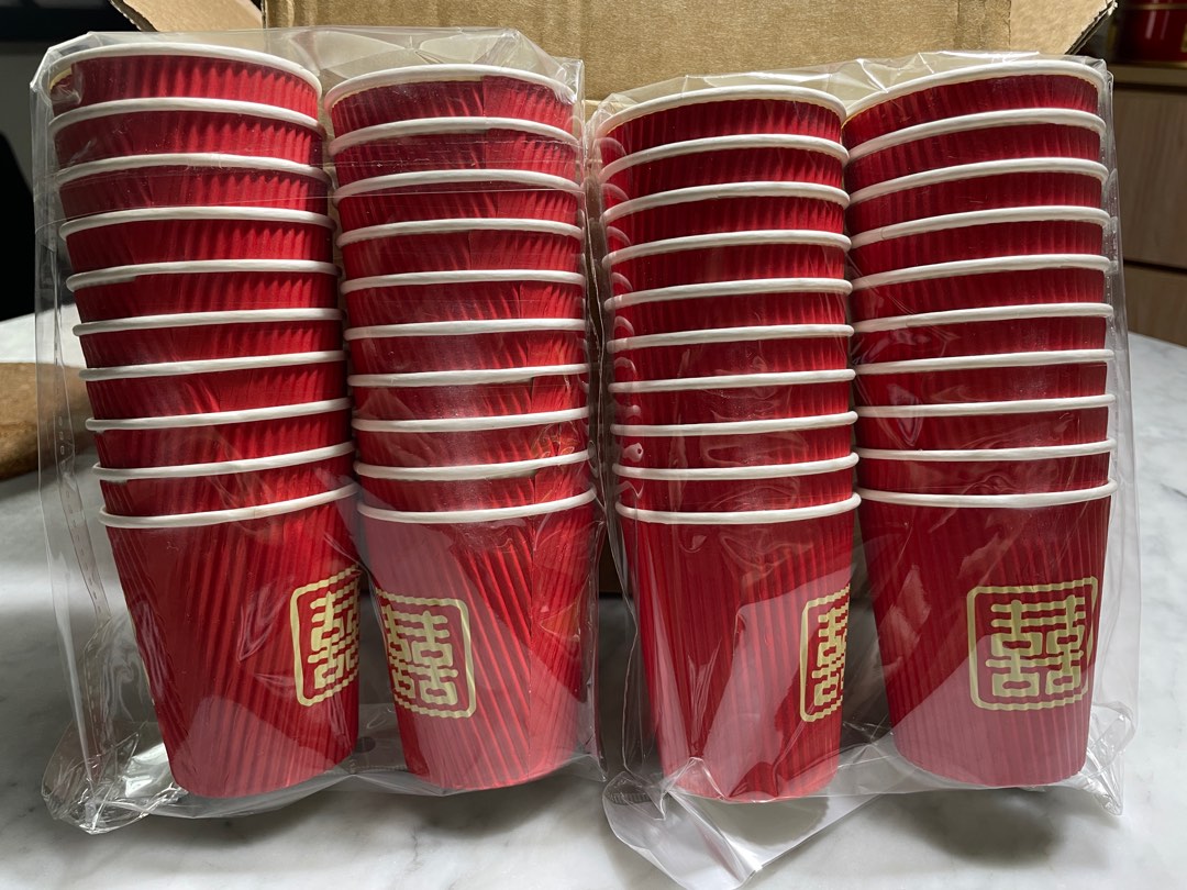 Disposable tea ceremony cups, Furniture & Home Living, Kitchenware