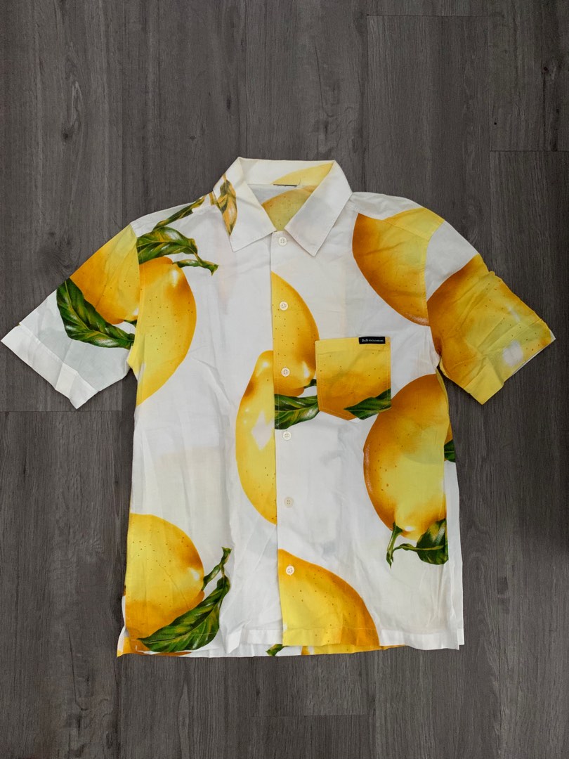 Dolce and gabbana lemon shirt hotsell