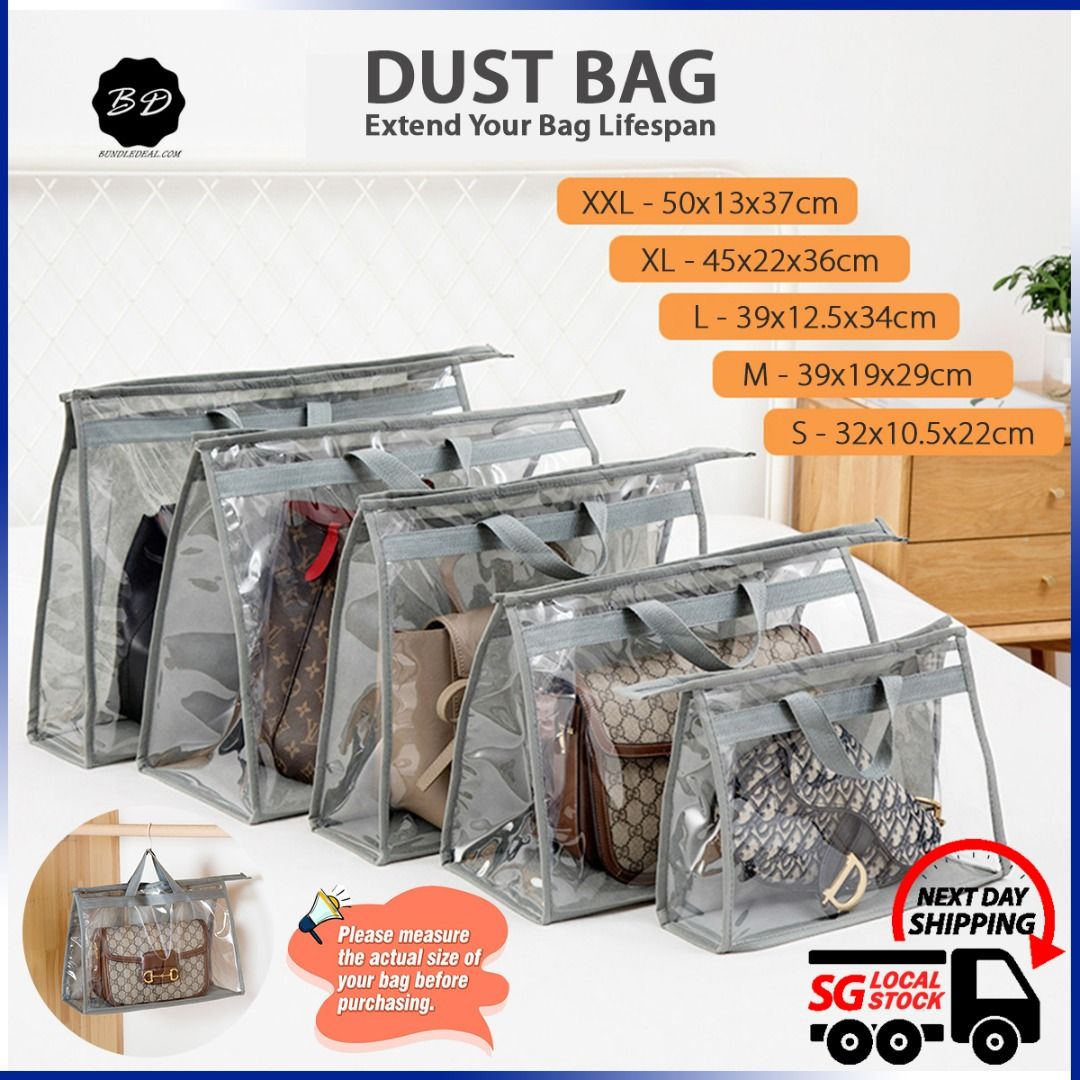 Anti dust bag storage clearance
