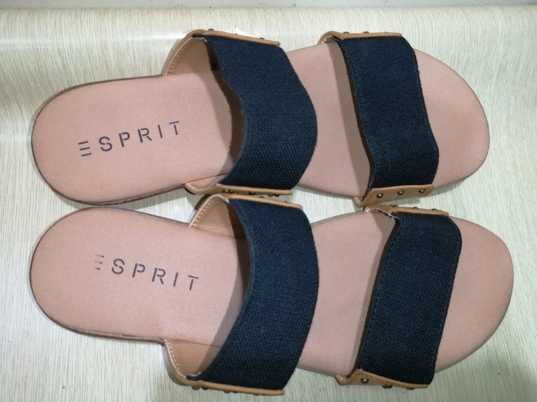 Esprit Size 9 Women Flat Sandals, Women's Fashion, Footwear, Flats u0026 Sandals  on Carousell