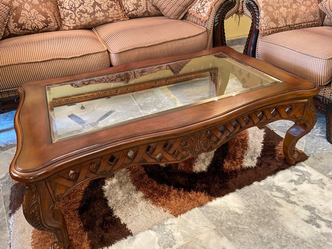 European sofa set with Fella Design coffee table, Furniture & Home