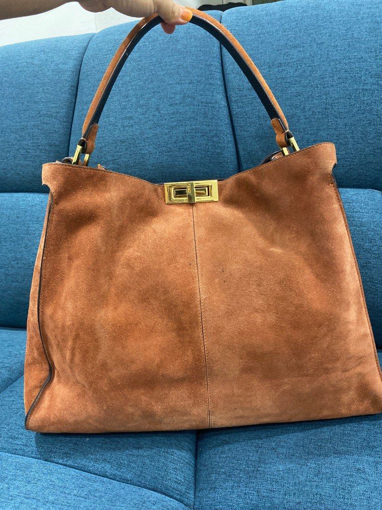 Fendi peekaboo suede new arrivals
