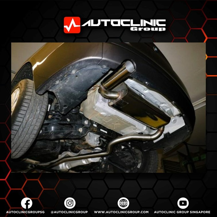 FOX Cat Back Exhaust System for BMW F30 316i Stainless steel exhaust