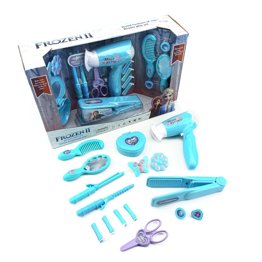 FROZEN 2: HAIR SALON AND MAKE UP PLAY SET, Hobbies & Toys, Toys & Games on  Carousell