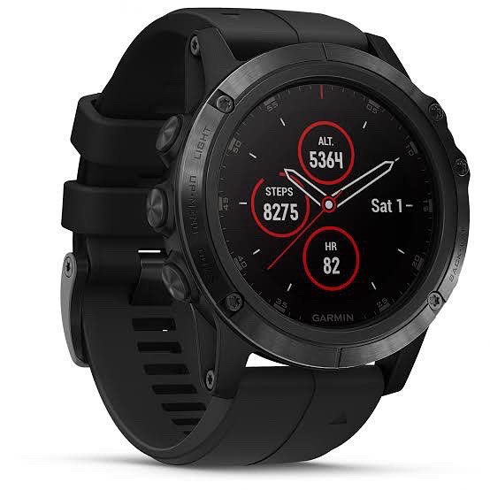 Garmin fenix 5x, Fesyen Pria, Jam Tangan di Carousell