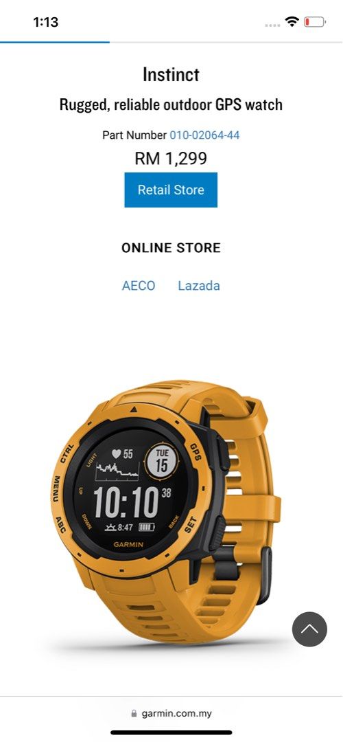 Garmin watch lazada deals