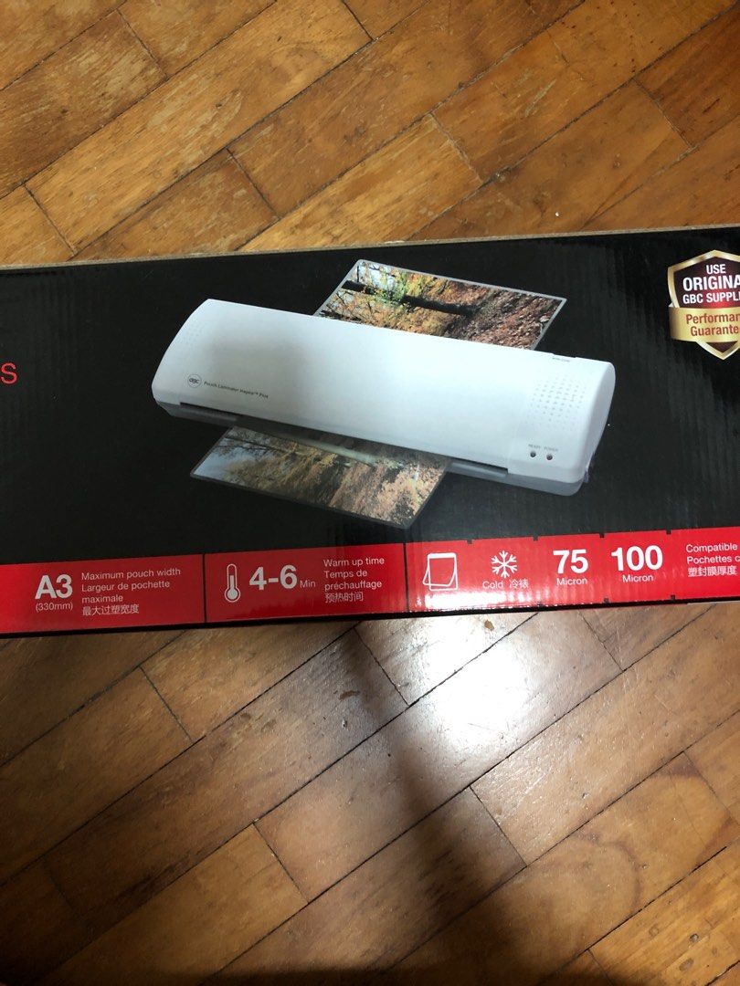 GBC Inspire Plus A4 & A3 Laminator, Computers & Tech, Office & Business