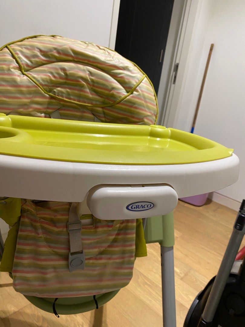 Graco high clearance chair yellow