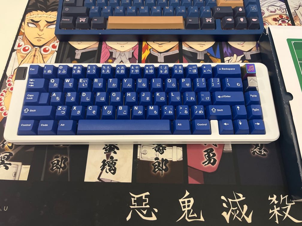 Graystudio Space65 R3 E-White (2x hotswap pcb, Fr4 plate) + Gmk 