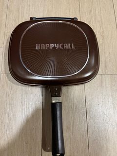  Happycall Double Grill Pan Korean Original Model JUMBO Size  (BROWN): Home & Kitchen