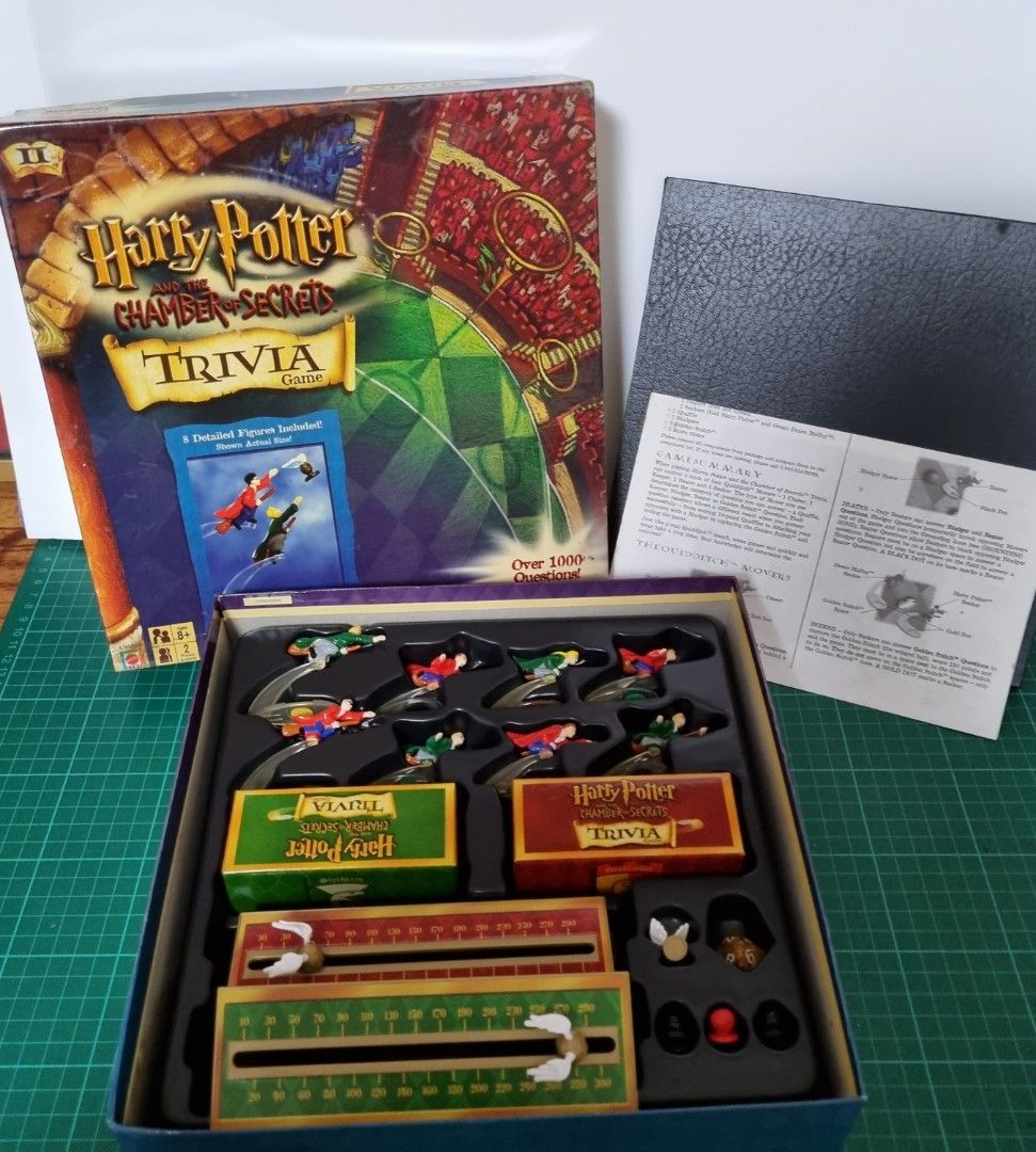 Harry Potter Chamber of Secrets Trivia Game, Hobbies & Toys, Toys & Games  on Carousell