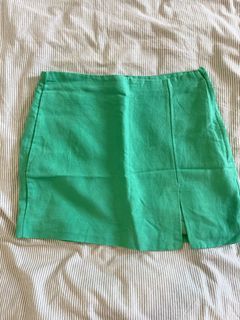 HM Turqoise Slit Skirt