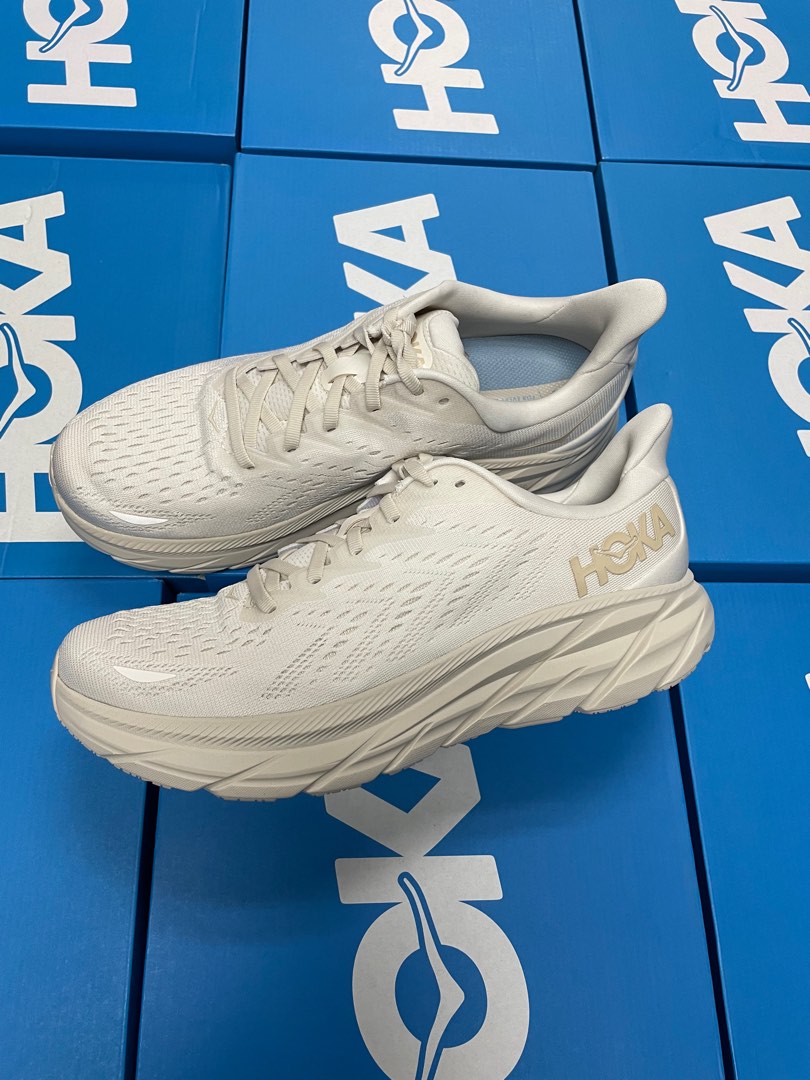 HOKA ONEONE CLIFTON 8 白 27.5cm-