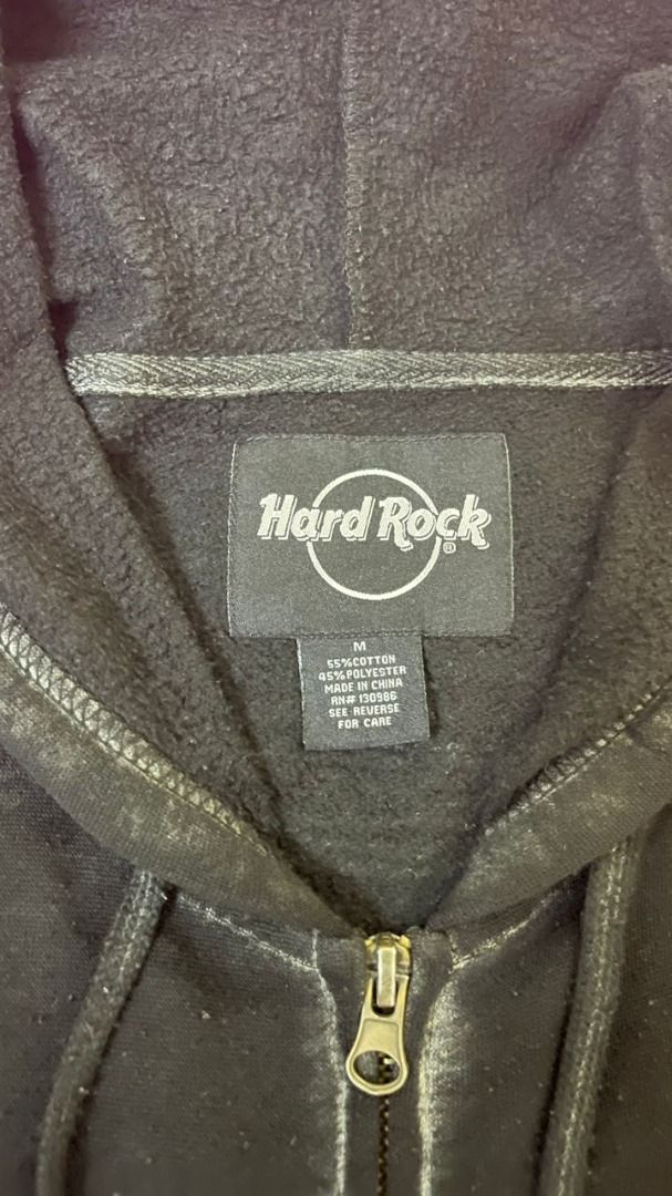 Hard Rock Cafe Mens Size M Full Zip Hoodie Orlando Limited Edition