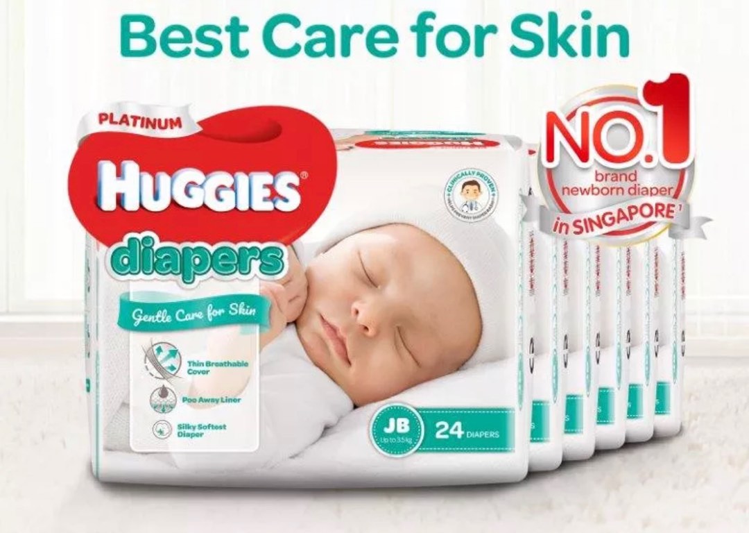 Huggies JB diaper, Babies & Kids, Bathing & Changing, Diapers & Baby