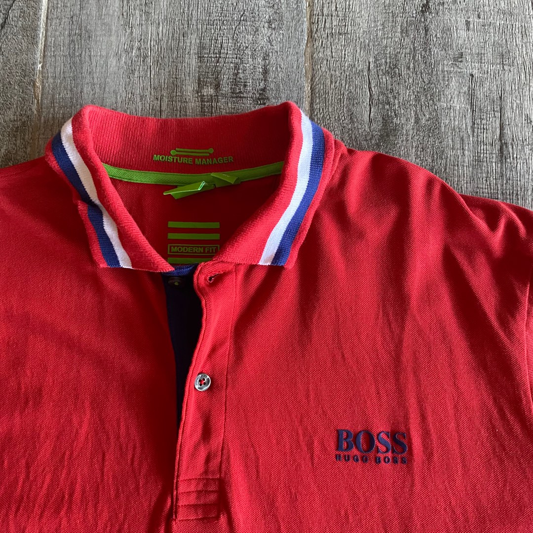 Hugo boss polo discount red