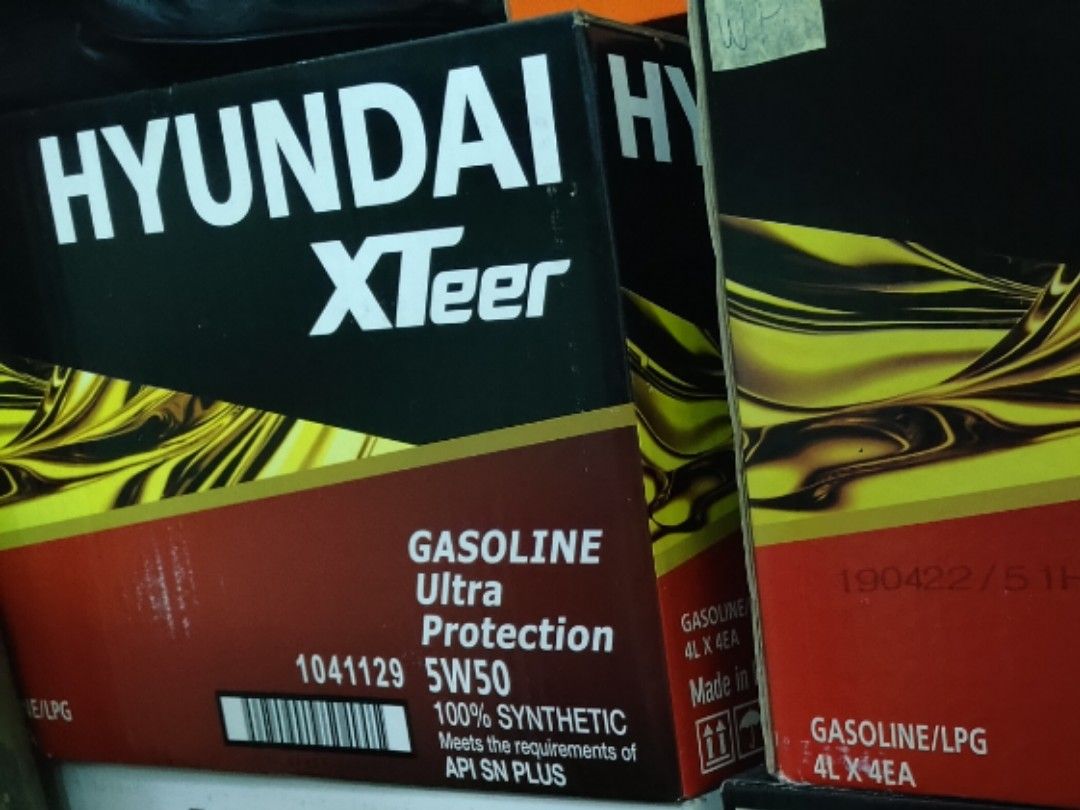 HYUNDAI XTeer Fully Synthetic Engine Oil 5w50, Car Accessories ...