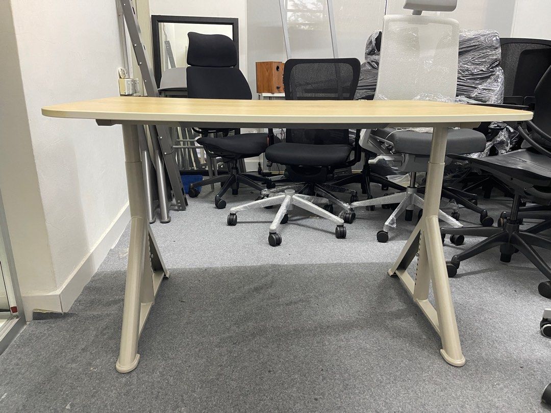 Ikea idasen 120cm x 75cm under frame and ikea bekant top, Furniture