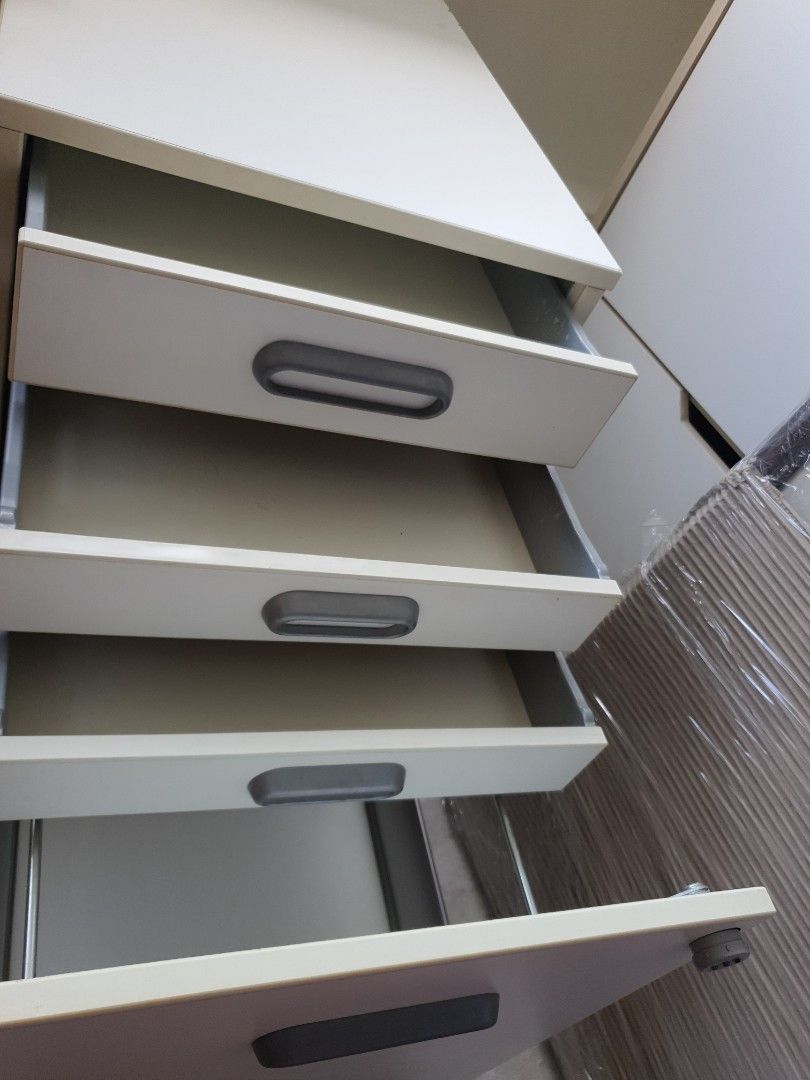 Ikea office drawers on wheels, Furniture & Home Living, Furniture