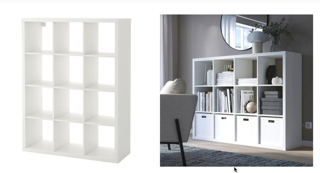 IKEA Shelving unit KALLAX, Furniture & Home Living, Furniture