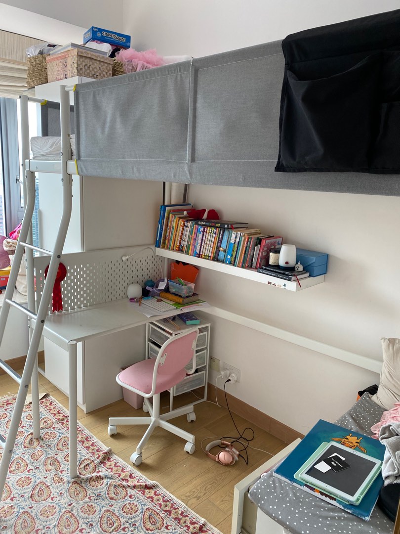 IKEA Vitval bunk bed, 傢俬＆家居, 傢俬, 床架及床褥 Carousell