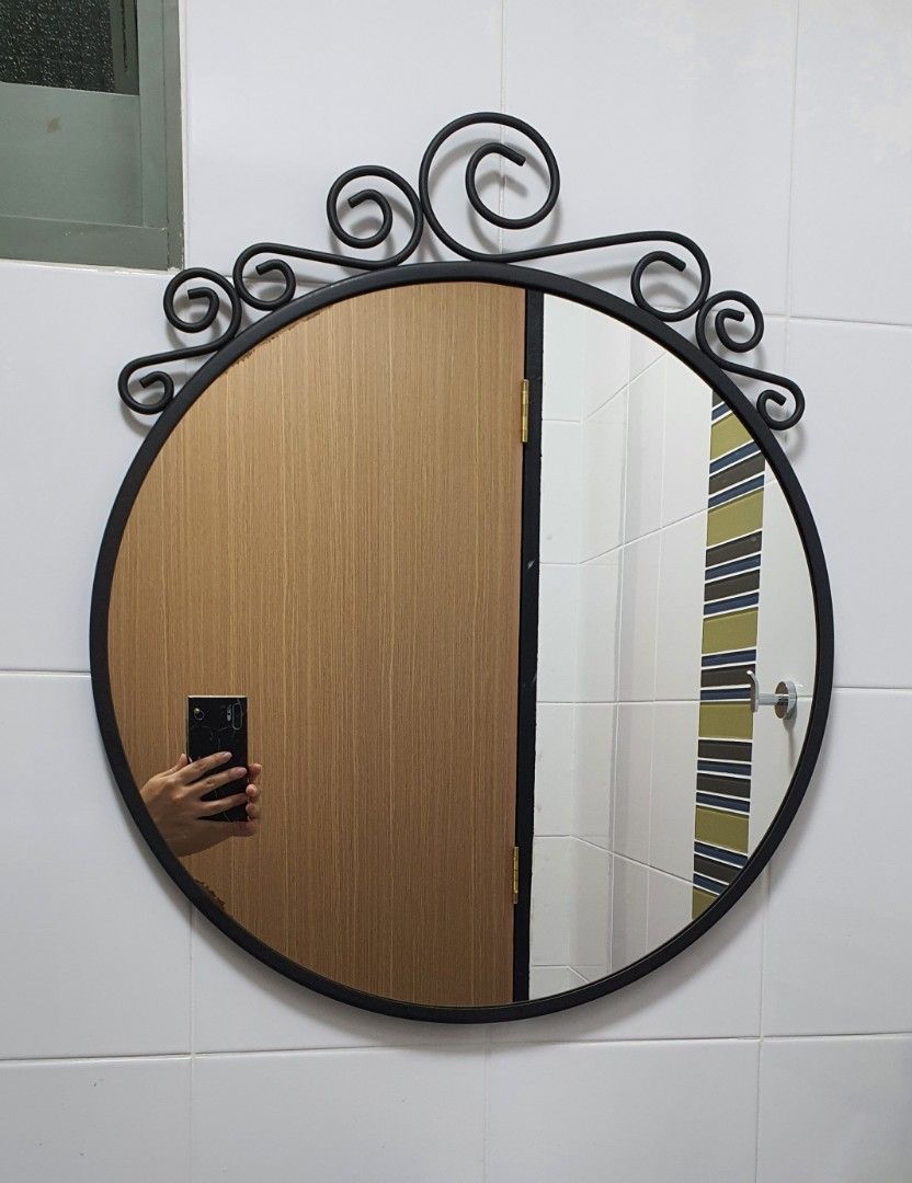 IKEA Wall Mirror 50cm, Furniture & Home Living, Home Decor, Mirrors