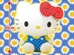 [INSTOCKS] TOREBA Hello Kitty - Basic White Dot Doll Giga Jumbo