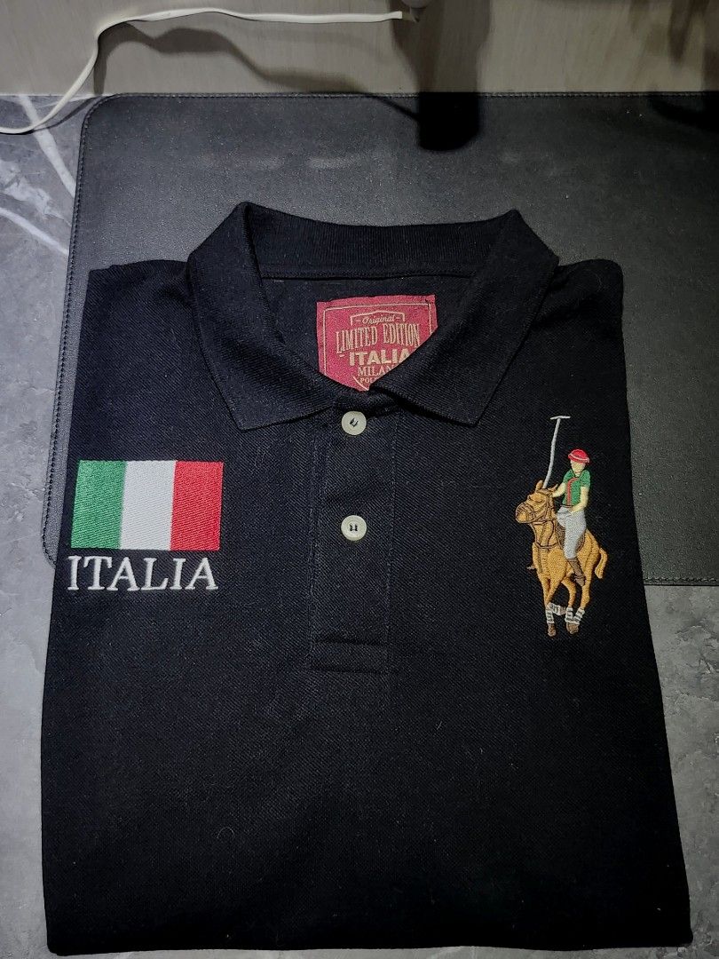 Gloed Pelgrim journalist Italia Milano Polo Club, Men's Fashion, Tops & Sets, Formal Shirts on  Carousell