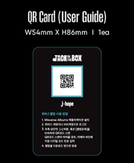 J-Hope Jack in the Box QR Code ONLY, Hobbies &amp; Toys, Memorabilia 