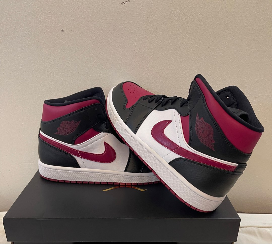 jordan mid noble red