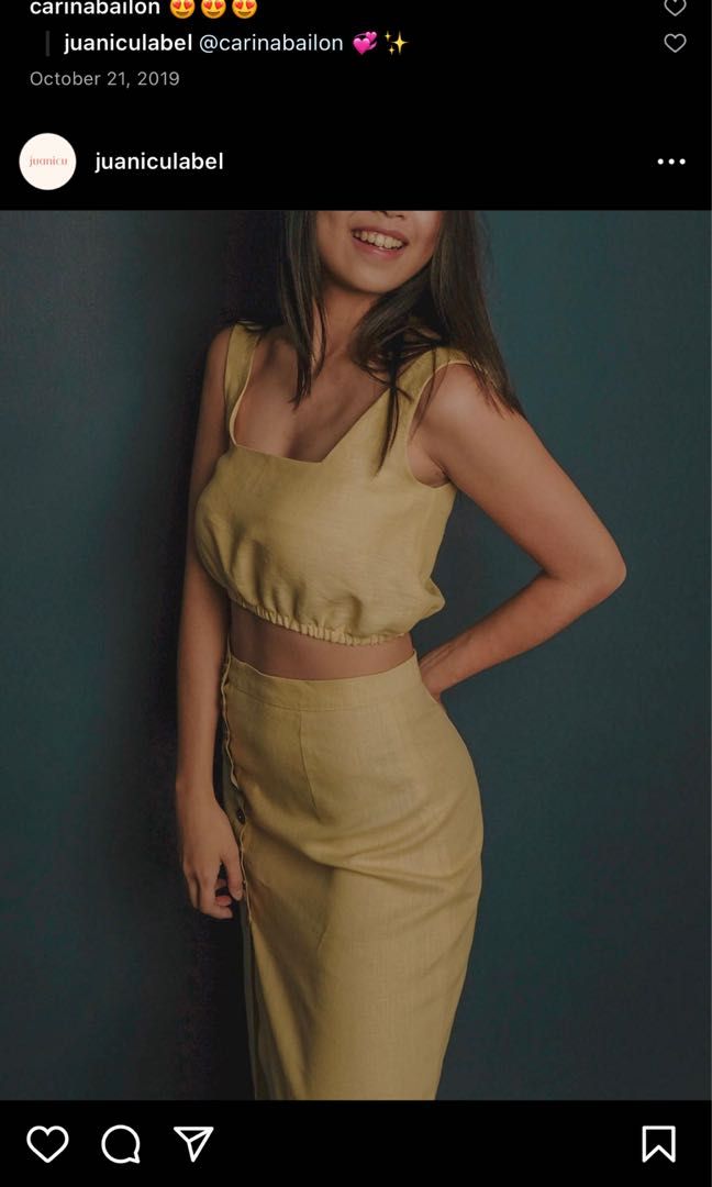 Juanicu Linen Cropped Top (Category: Others Tops) located in Quezon City. Submitted by beacons (Listing ID 1199892533, Image 1). Description: Selling for more than half the SRP. Only fitted then stored. 🍋 Pure linen Size L. RFS: decluttering SF c/o buyer Tags: Juanicu Linen Wear Anika La Oceann Callelily.