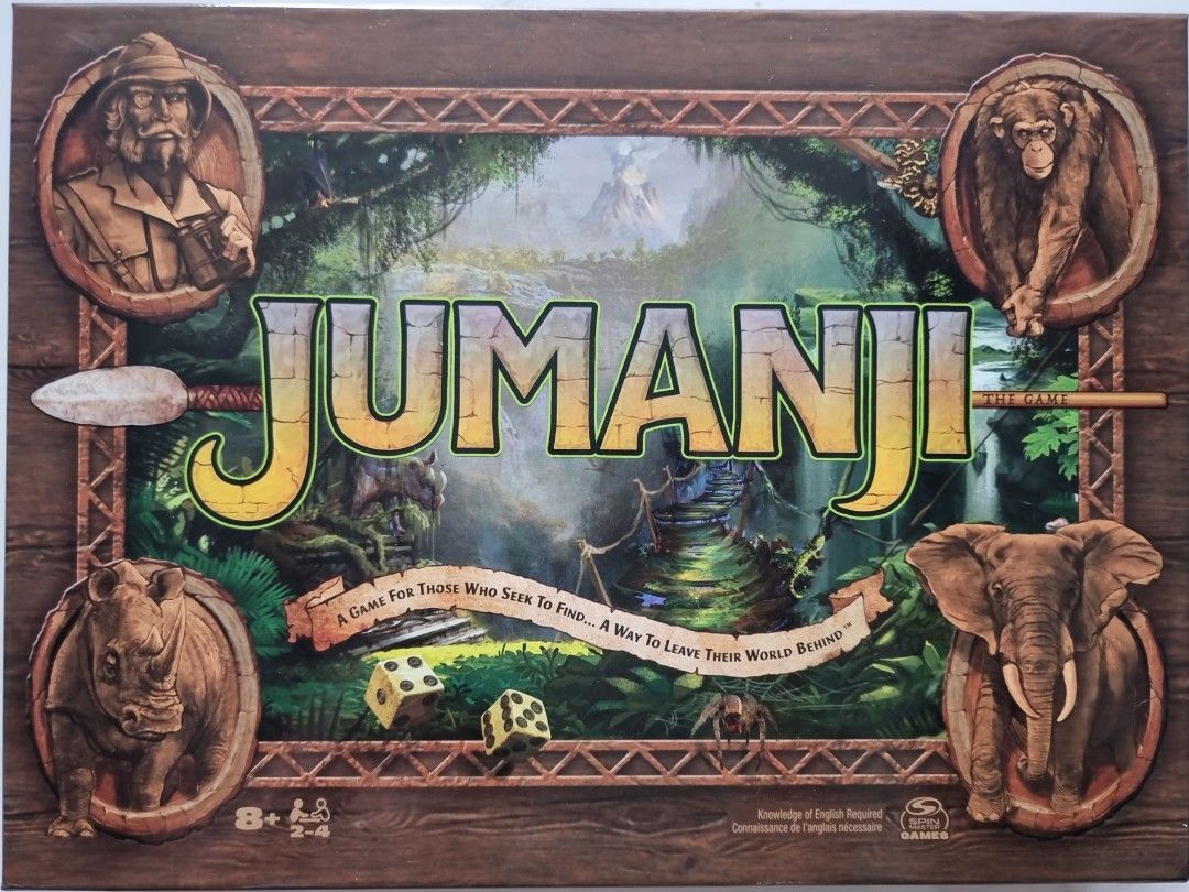 Jumanji board game, Hobbies & Toys, Toys & Games on Carousell