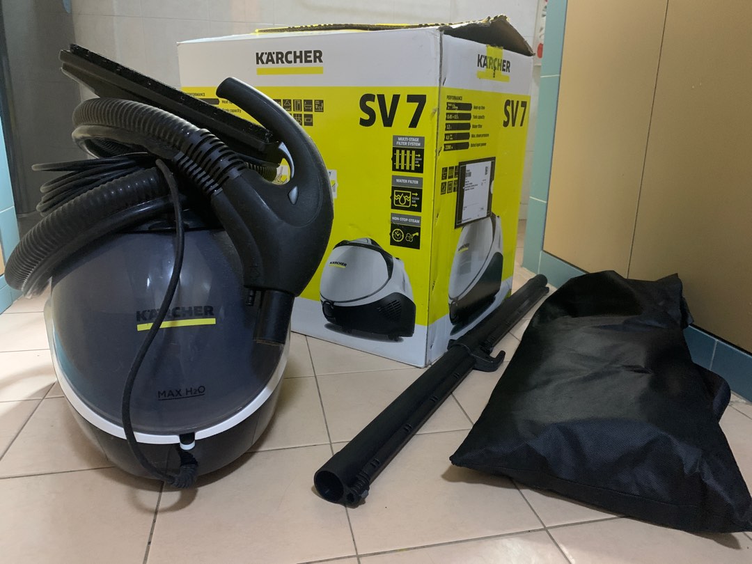 KARCHER VAC CLEANER SV7 WITH STEAM, TV & Home Appliances, Vacuum