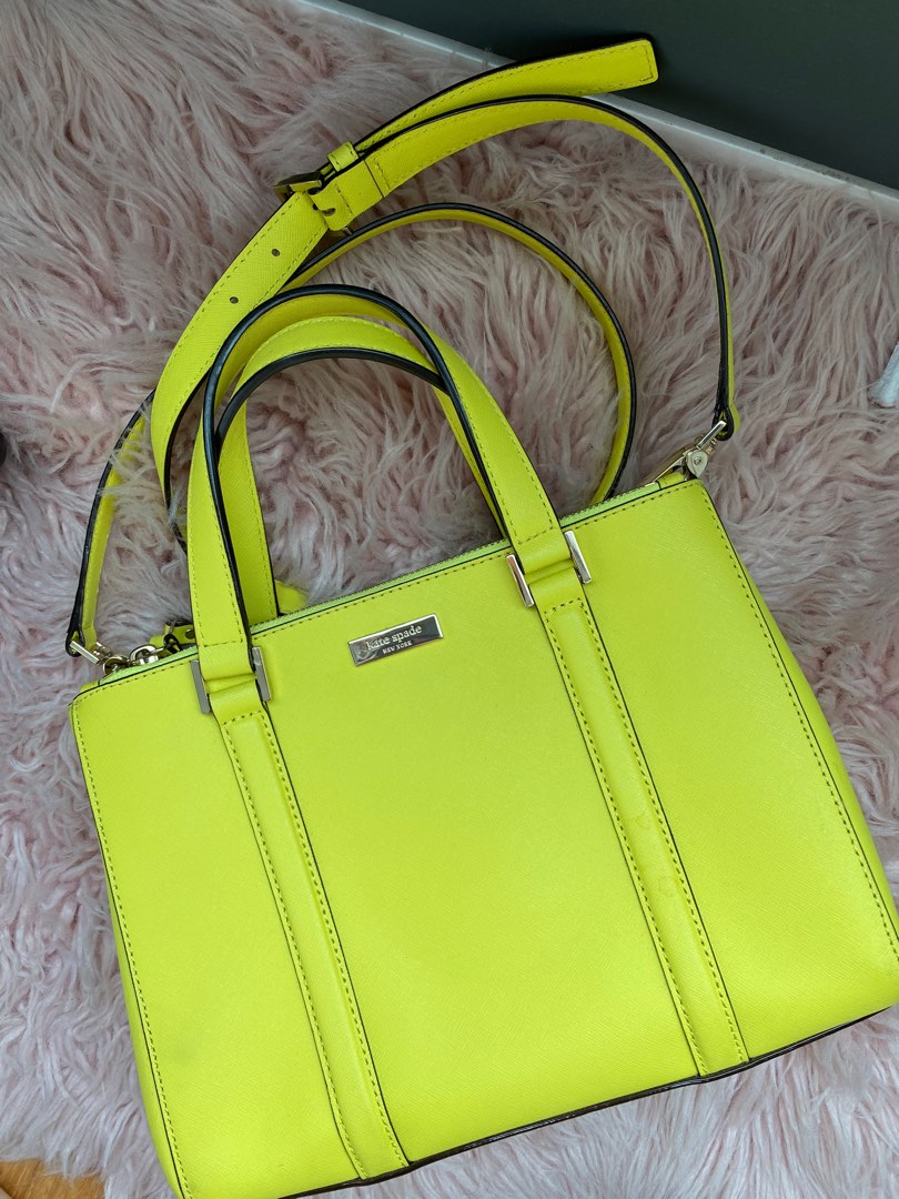 Kate spade neon yellow bag 2025