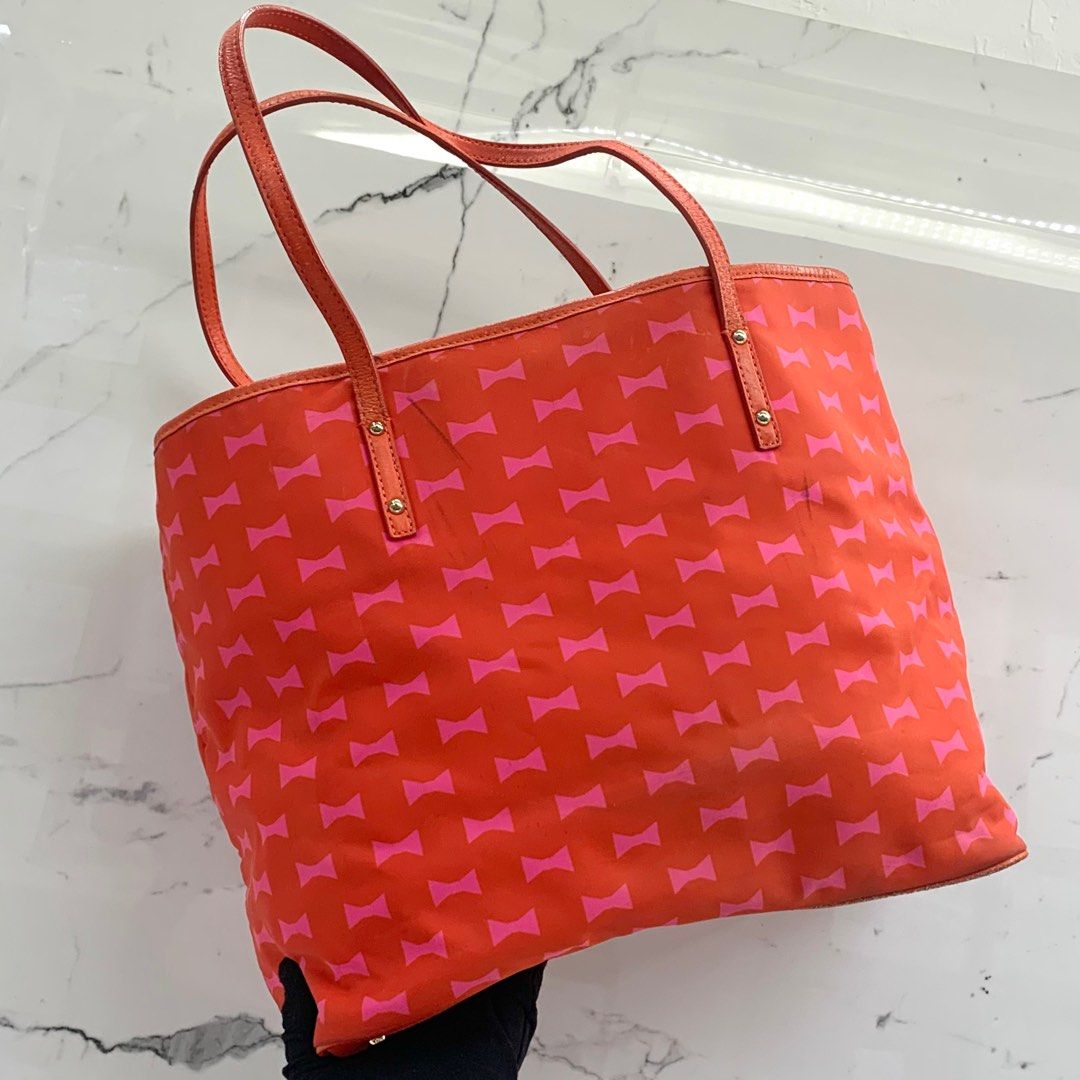 Kate spade red nylon tote top
