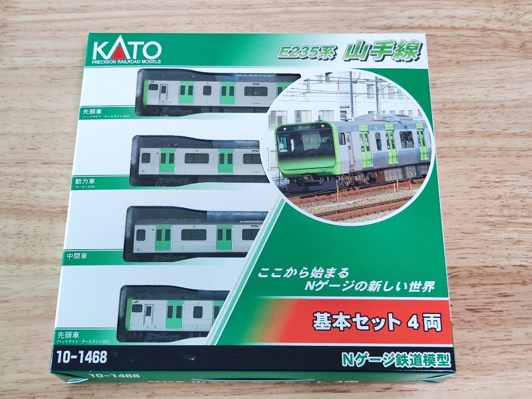 日本KATO 10-1468 E235系山手線基本set(4両) 鐵道模型，火車模型，場景